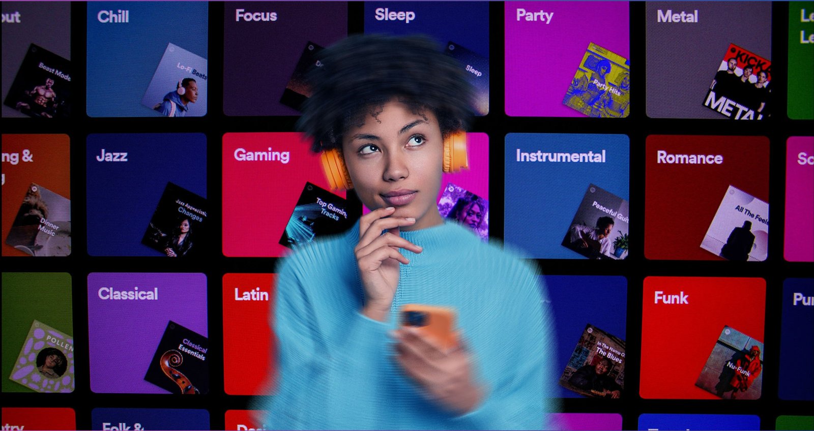The overwhelming abundance of music categories with no guidance on what to actually listen to